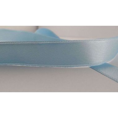 Ruban satin Bleu Glacier 15mm (100m)