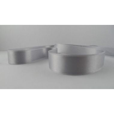 Ruban satin Gris 15mm (100m)