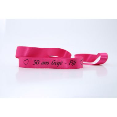 Ruban personnalisé 15mm